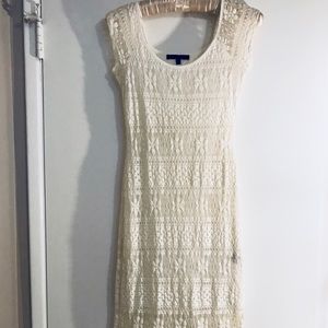Lacey White Summer Dress